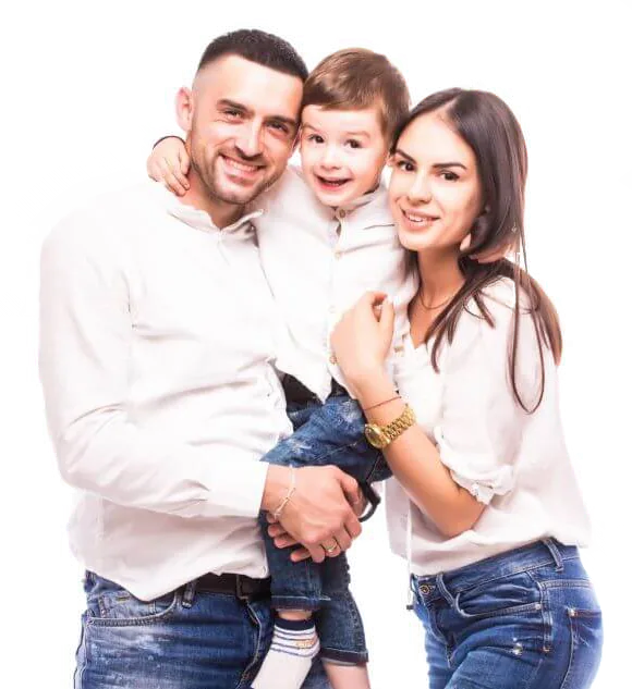 Family protected by disability insurance